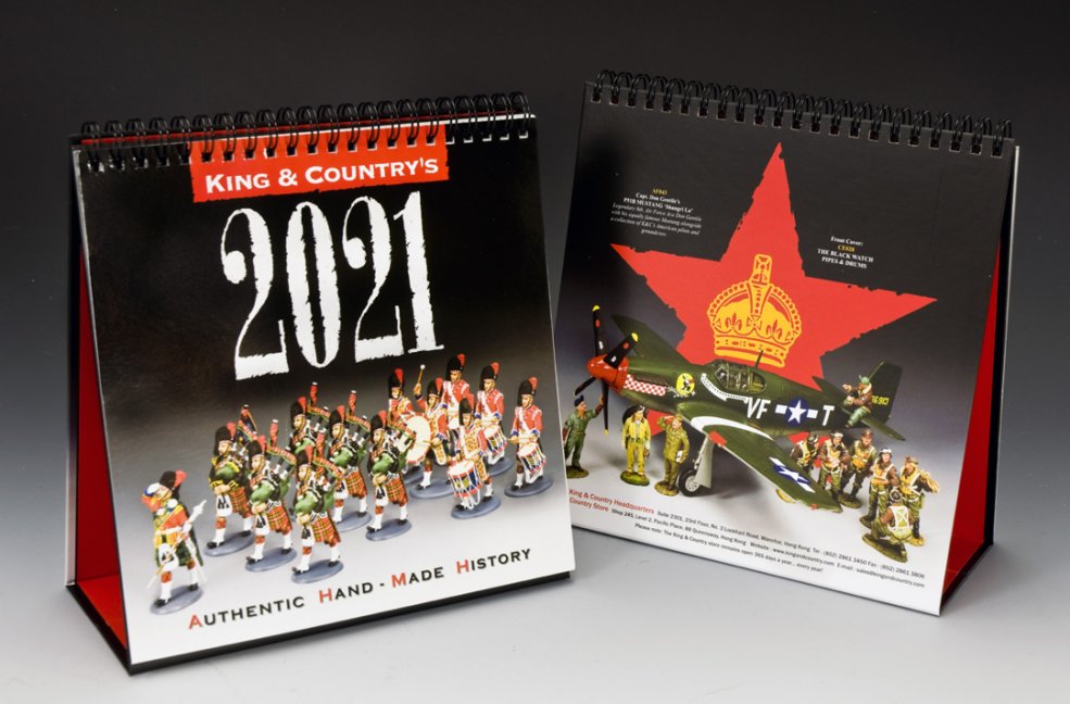 King & Country 2021 Desk Calendar